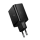 Сетевое зарядное устройство Hoco N75 2x USB-C + USB-A QC3.0 PD 65W Black (6942007673839) - изображение 4