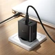 Сетевое зарядное устройство Hoco N75 2x USB-C + USB-A QC3.0 PD 65W + кабель USB-C Black (6942007673846) - изображение 8