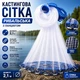 Кастинговая рыболовная сеть 2,1 м с цепью, сеть-парашют для рыбалки, накидная рыболовная сеть с мелкой ячейкой - изображение 1