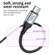 Кабель Hoco X121 USB C to USB C PD 3A 1.5 m Black (6942007663779) - изображение 6