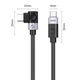 Kabel Orico kątowy CW240 USB‑C to USB‑C PD 240 W 2 m Black (6941788830066) - obraz 2