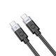 Kabel Orico CC240 USB‑C to USB‑C 240 W USB4 40Gb/s 8K 60Hz 0.5 m Black (6941788830141) - obraz 3