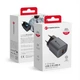 Сетевое зарядное устройство Forcell F-Energy GaN USB C + USB A QC4.0 PD 3A 33W Grey (5903396231438) - изображение 1