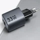 Сетевое зарядное устройство Forcell F-Energy GaN USB C + USB A QC4.0 PD 3A 33W Grey (5903396231438) - изображение 2
