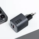 Сетевое зарядное устройство Forcell F-Energy GaN USB C + USB A QC4.0 PD 3A 33W Grey (5903396231438) - изображение 7