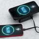Многофункциональное зарядное устройство Forcell F-Energy 6в1 USB A + USB C PD 45W + power bank 15000 mAh + беспроводная зарядка 15W Black (59033963753 - изображение 4
