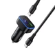 Автомобильное зарядное устройство Hoco Z63B USB A + USB C QC3.0 PD 48W + кабель USB C к C Black (6942007666251) - изображение 3