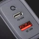 Сетевое зарядное устройство Forcell F-Energy GaN USB C + USB A QC4.0 PD 4A 45W Grey (5904596231440) - изображение 3