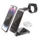 Беспроводное зарядное устройство Forcell F-Energy 3in1 Simply Charge для Apple Watch/Samsung Watch Grey (5903396384868) - изображение 2