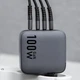 Сетевое зарядное устройство Forcell F-Energy GaN 3 x USB C + USB A QC4.0 PD 5A 100W Grey (5903396231421) - изображение 5