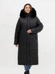 Женская зимняя куртка большого размера UF-fashion LAR 9-песец 62 черный - изображение 1