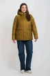 Куртка демісезонна жіноча великого розміру UF-Fashion LAR -203 58 гірчиця - зображення 2
