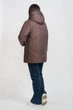 Женская демисезонная куртка большого размера UF-Fashion LAR 204 66 коричневый - изображение 5