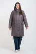 Демісезонна жіноча куртка великого розміру UF-Fashion LAR 205 68 бузковий - зображення 1