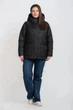 Куртка женская демисезонная большого размера UF-Fashion LAR -203 62 черный - изображение 1