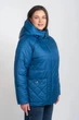 Женская демисезонная куртка большого размера UF-Fashion LAR -203 62 голубой - изображение 3