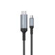 Кабель Hoco UA43 USB-C to HDMI 4K 30Hz 2m Grey (6942007671491) - изображение 1