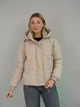 Куртка демисезонная женская с капюшоном UF-Fashion Теффи-KL бежевый XL - изображение 1