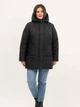 Женская зимняя куртка большого размера UF-fashion LAR 11-1 62 черный - изображение 1
