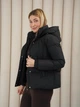 Демисезонная женская куртка с капюшоном UF-Fashion Теффи-KL черный М - изображение 3