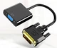 Конвертер DVI-D 24 + 1 -> VGA / адаптер перехідник активний дві-ВГА (523272190) Чорний - зображення 6