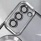 Чохол WAVE Metal Color Case with Magnetic Ring Samsung Galaxy S26 Ultra з захистом камери і магнітом для зарядки Midnight Blue - зображення 4