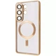 Чехол WAVE Metal Color Case with Magnetic Ring Samsung Galaxy S26 Ultra с защитой камеры и магнитом для зарядки Gold - изображение 1