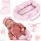 Пупс Bayer Reborn Baby с аксессуарами 38 см Розовый 93827AP (4003336421644) - изображение 1