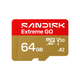 Карта пам'яті microSDXC SanDisk Extreme GO 64 ГБ Class 10 UHS-I U3 V30 A2 до 170 МБ/с - изображение 1