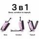 Самокат iSporter Travel 2в1 з валізою рожевий (K3_Pink) - зображення 3