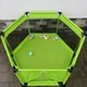 Дитячий манеж Malatec 126×109×65.5 см зі сталевим каркасом, тканиною Oxford 210D, сітчастими стінками, навантаженням до 50 кг, складаною конструкцією зелений - изображение 2