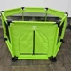 Дитячий манеж Malatec 126×109×65.5 см зі сталевим каркасом, тканиною Oxford 210D, сітчастими стінками, навантаженням до 50 кг, складаною конструкцією зелений - изображение 4