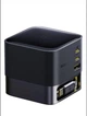 Мережевий зарядний пристрій Baseus Super GaN Desktop Charger 100W 3×USB-C USB-A вбудований кабель Type-C Black - изображение 5