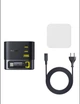 Мережевий зарядний пристрій Baseus Super GaN Desktop Charger 100W 3×USB-C USB-A вбудований кабель Type-C Black - изображение 7