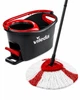 Швабра с ведром Vileda Turbo 2в1 Microfibre набор для уборки с педальным отжимом микрофибра для всех типов твердых полов ламината плитки паркета 1 комплект (4023103194113) - изображение 4
