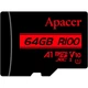 Карта памяти microSD 64Gb Apacer Class 10 UHS-I U1 V10 A1 (AP64GMCSX10UB-RA) - изображение 1