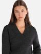 Пуловер женский Colin's CL1065971ANM XS Anthracite Melange (8683197898463) - изображение 4