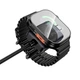Беспроводное зарядное устройство HOCO CW66 2-in-1 Type-C to iWatch / Type-C PD100W с магнитной зарядкой для Apple Watch 1.2 м Черный - изображение 4