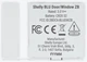 Датчик открытия дверей/окна Shelly BLU Door/Window ZB (3800238072612) - изображение 2
