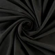 Ткань Интерлок, трикотажное полотно, трикотаж, 200 гр/м2 160 см хлопок, плотная, мягкая, натуральная, для футболок черный м.п. - изображение 1