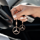 Брелок з червоного золота Mercedes (Мерседес) (з9003.1) - зображення 4