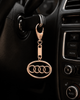 Брелок из желтого золота Audi (Ауди) (з9004) - изображение 4