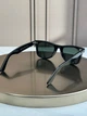 Сонцезахисні окуляри Ray-Ban Original Wayfarer RB2140 чорні, зелена лінза G15, унісекс, класика, - зображення 5