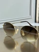 Солнцезащитные очки Ray-Ban RB3547 N золото, коричневая градиентная линза, круглые, двойная перемычка, унисекс, - изображение 9