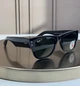 Сонцезахисні окуляри Ray-Ban Mega Wayfarer RB0840S чорні, зелена лінза G15, поляризовані, унісекс, - зображення 1
