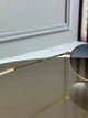 Солнцезащитные очки Ray-Ban RB3547 N золото, голубая градиентная линза, овальные, двойная перемычка, унисекс, - изображение 7
