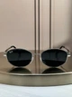Солнцезащитные очки Ray-Ban RB3774D серебро, темная серо-зеленая линза, овальные, унисекс, - изображение 2
