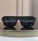 Солнцезащитные очки Ray-Ban RB4454 черные, серо-голубая линза, прямоугольные массивные, унисекс, - изображение 2