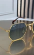 Солнцезащитные очки Ray-Ban RB3556 N Octagonal золото, зеленая линза G15, восьмиугольные, унисекс, - изображение 3