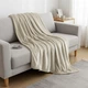 Покривало велюрове однотонне Comfort (світло-бежеве) 200х230 см - изображение 4